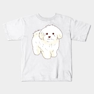 Cute Maltese Kids T-Shirt